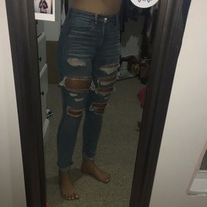 AE size 2 ripped jeggings!!